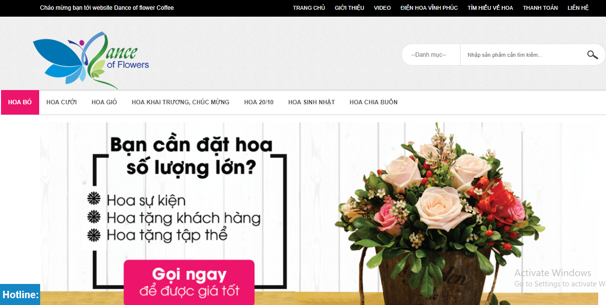 Cửa hàng hoa tươi