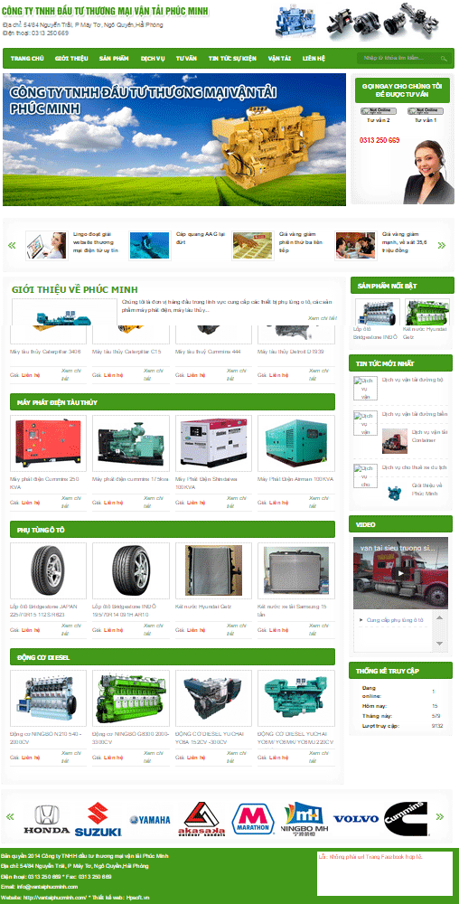 thiet-ke-web-cong-ty-van-tai-phuc-minh