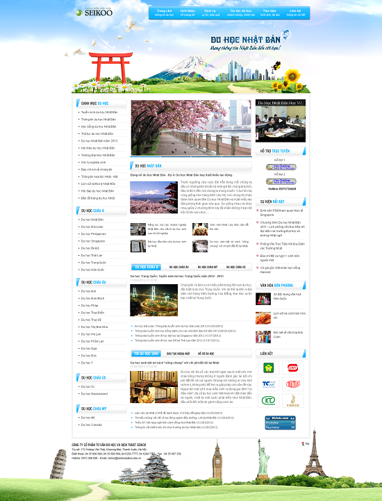 Thiet ke web du hoc Nhat ban