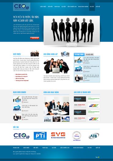 Thiet ke web hoi CEO Hai Phong