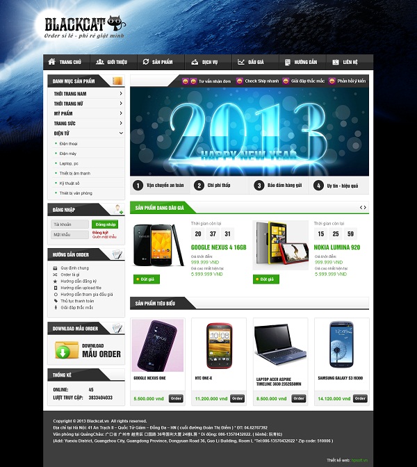 Thiet ke web blackcat