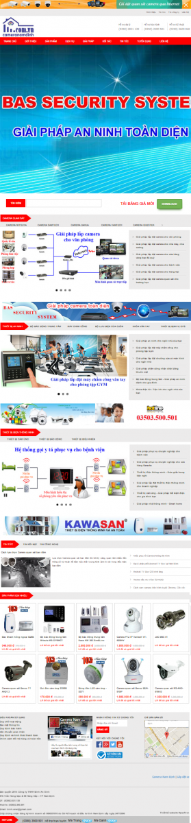 Thiết kế trang web camera nam đinh
