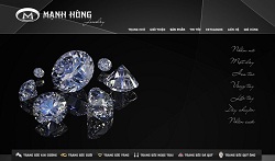 10/4/2013: Thiết kế website công ty Vàng Bạc Mạnh Hùng - Hải Phòng