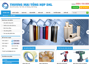 15/6/2013: Thiết kế website Văn Phòng phẩm DKL - Hải Phòng